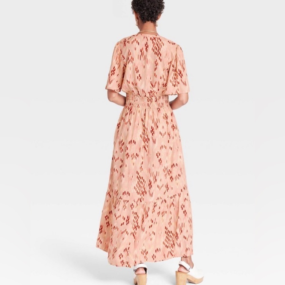 Knox Rose pink floral boho maxi dress size small NWT! - Picture 2 of 16